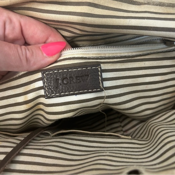 J. Crew Woven Sea Grass Tote Purse Tan Beige Large Bag - Picture 8 of 10